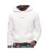 Sweat à capuche blanc homme superdry plain hood - l-1