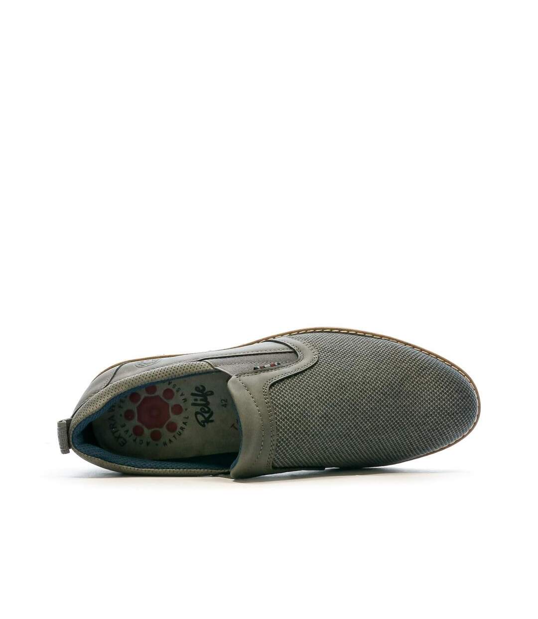 Chaussures de ville grises homme relife lasigno-4