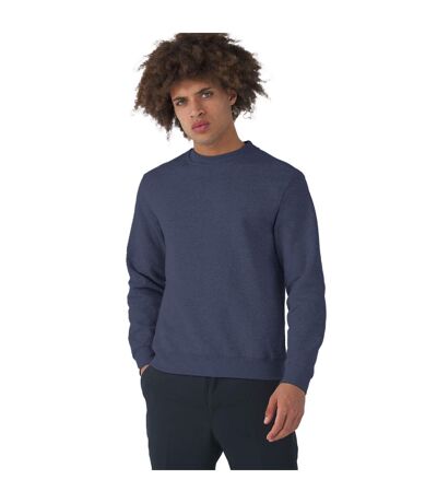 Mens Set In Sweatshirt Heather Navy B&C