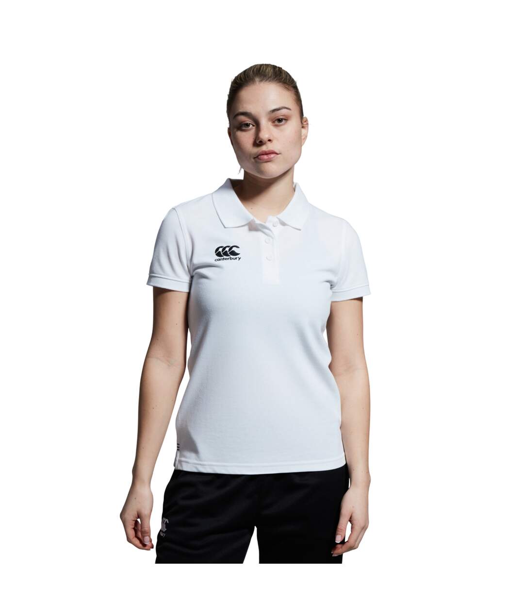 Womens/ladies Waimak Polo Shirt White Canterbury-1