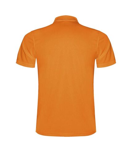 Roly Mens Monzha Short-Sleeved Polo Shirt (Fluorescent Orange)