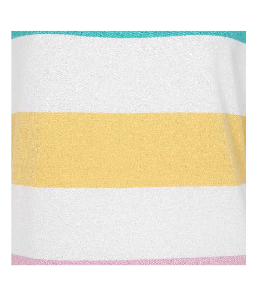 Womens/ladies Striped T-shirt Dress Multicoloured Lazy Jacks-3
