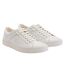 Mens Futurism Leather Tennis Trainers White Hugo-1