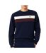 Sweat marine/blanc homme lacoste sh5498 - l-1