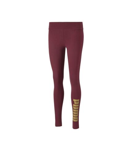 Legging Bordeaux Femme Puma Metallic - L