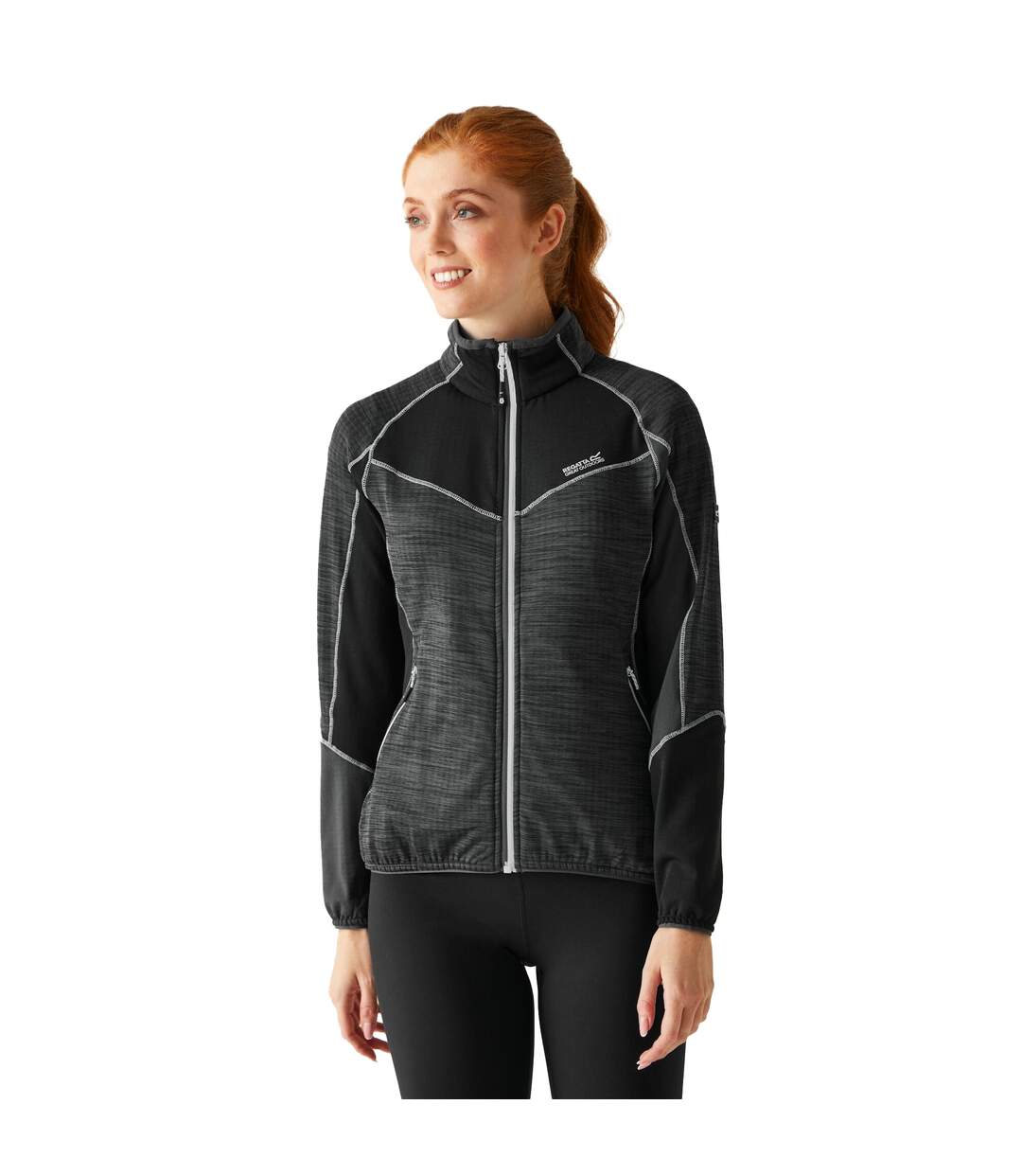 Veste Polaire Hepley Femme Gris Phoque Noir Regatta-1