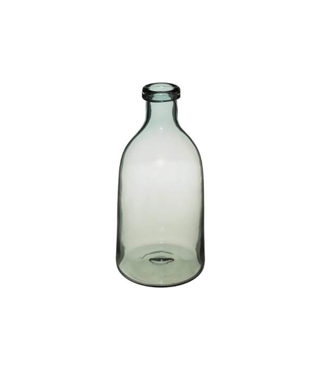 Vase Design en Verre Green House 29cm Gris-1