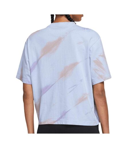 T-shirt bleu femme nike optimism - l