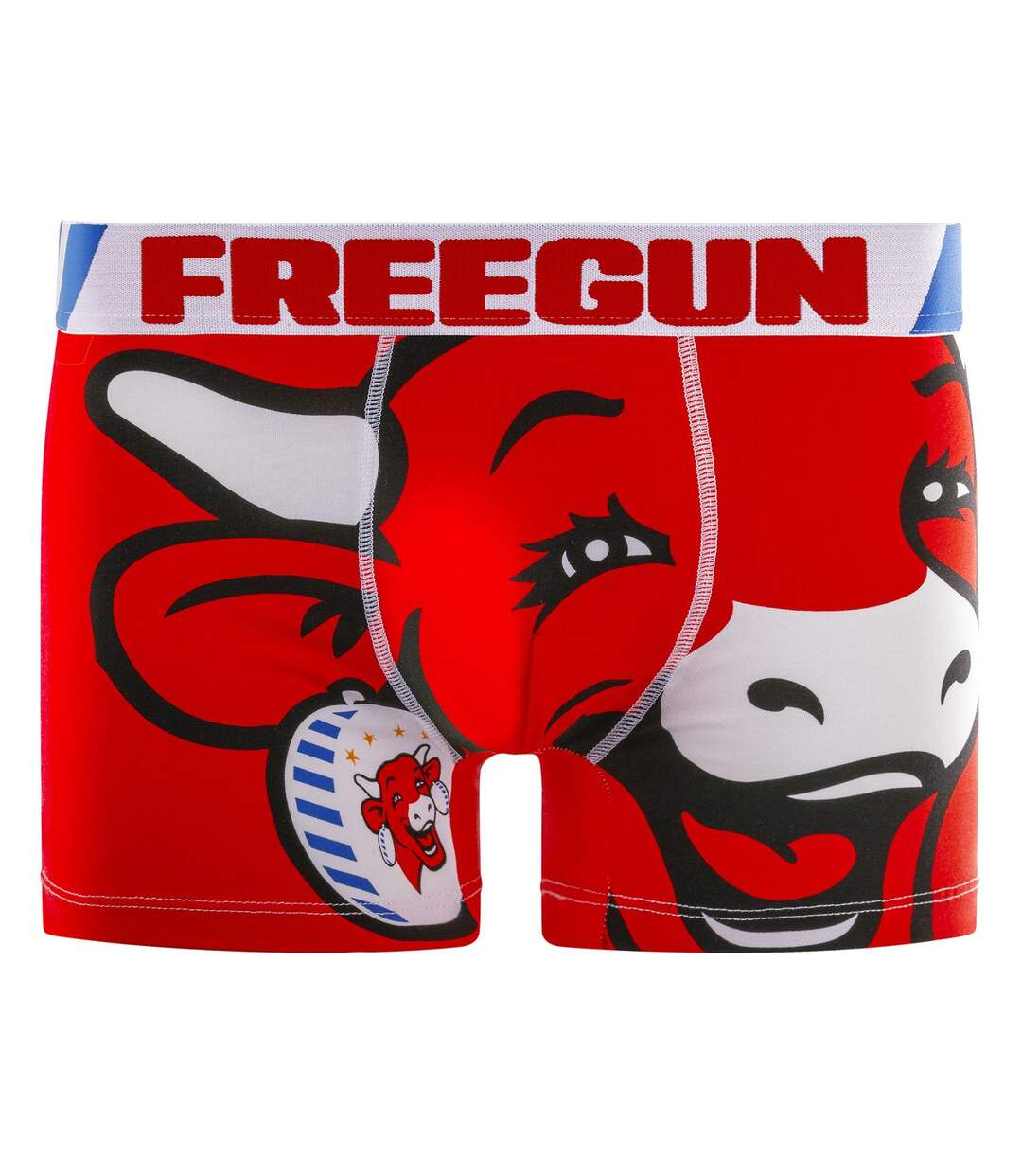 Lot de 4 boxers homme en coton la Vache qui Rit Freegun-5