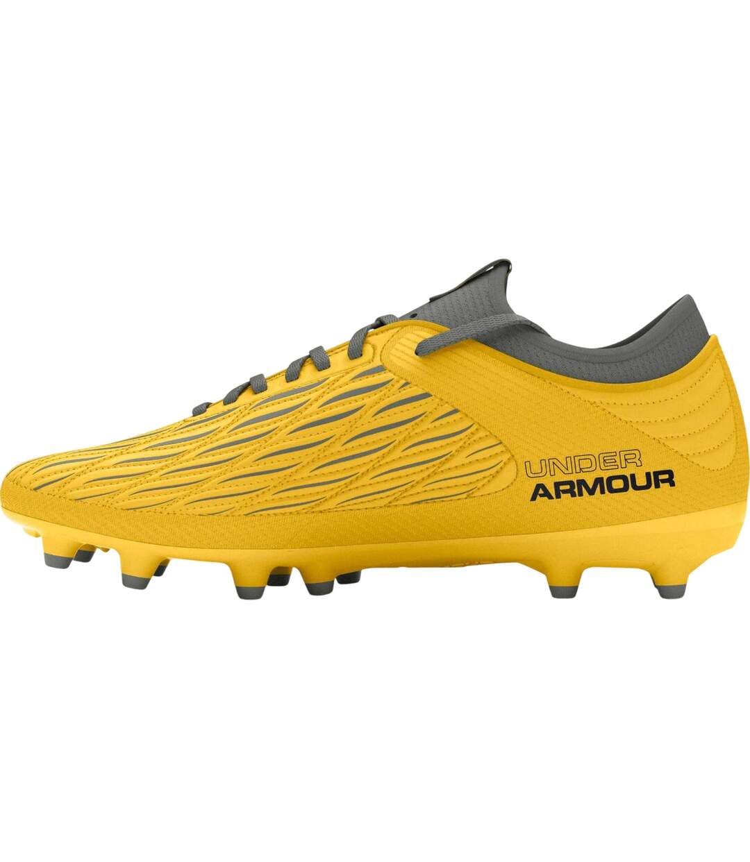 Mens Magnetio Select Firm Ground Football Boots Yellow Grey Under Armour-2