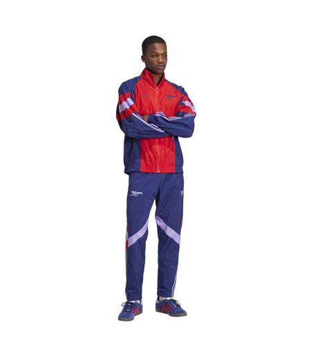 Mens Arsenal Fc Tracksuit Bottoms Night Sky Red Adidas