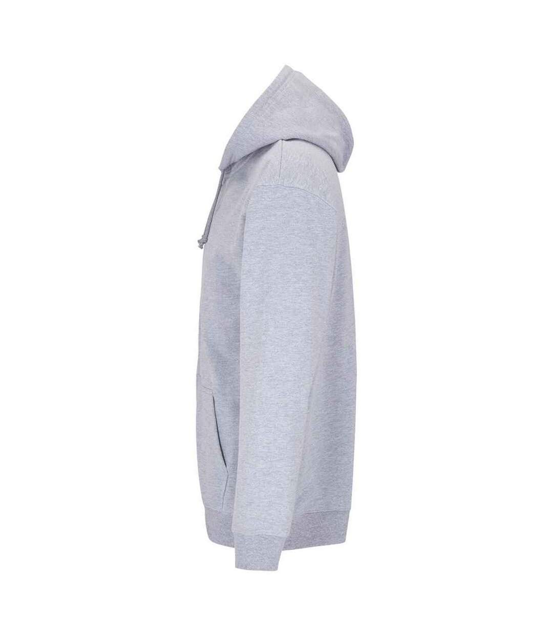 Veste à capuche carter adulte gris chiné SOLS