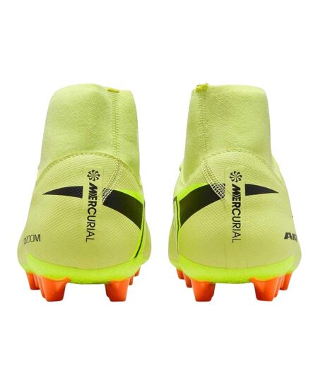 Mens Mercurial Superfly 10 Academy Leather Artificial Ground Football Boots Volt Crimson Nike