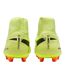 Mens Mercurial Superfly 10 Academy Leather Artificial Ground Football Boots Volt Crimson Nike-2