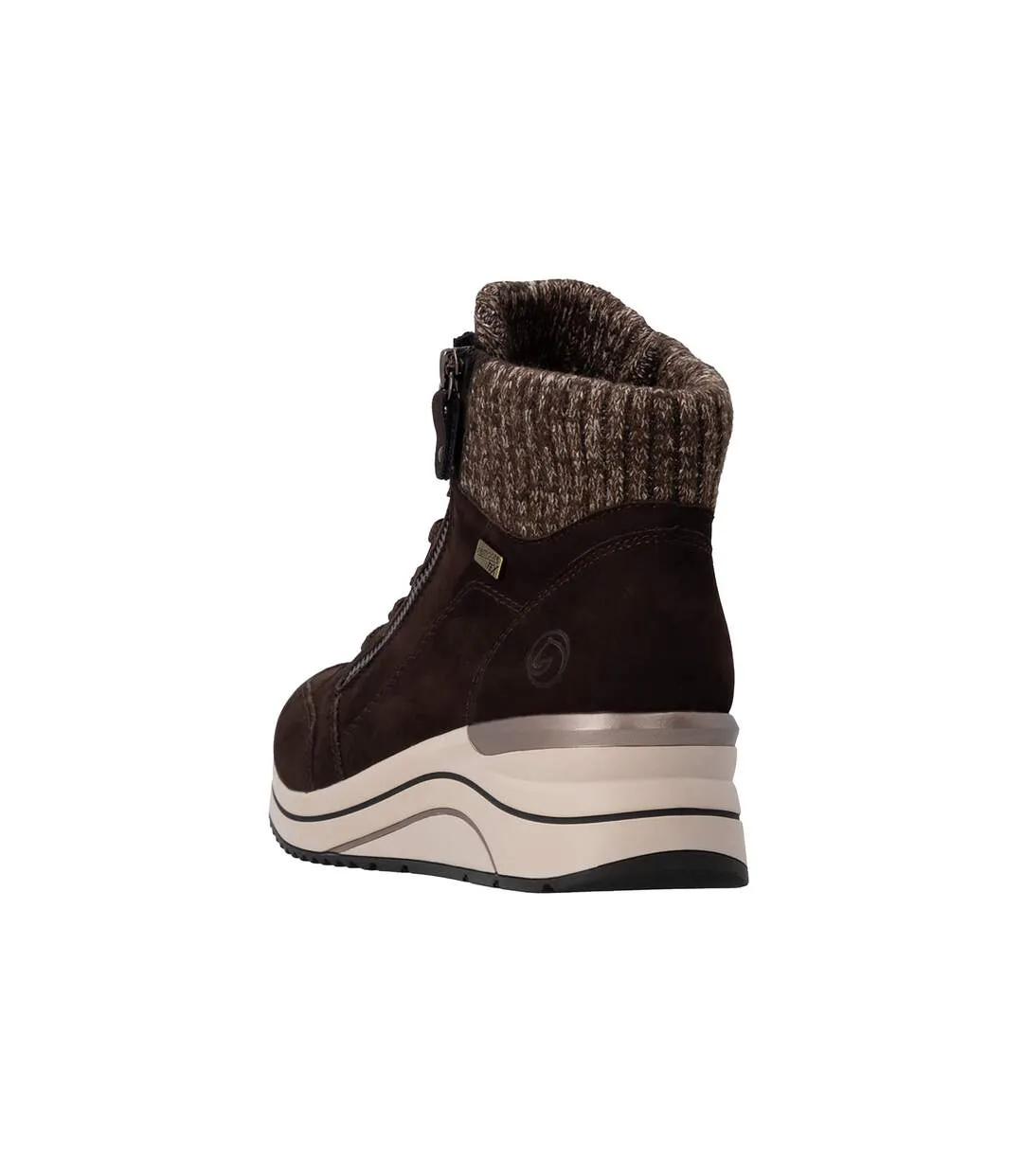 Basket Montante Cuir Remonte Castor-4
