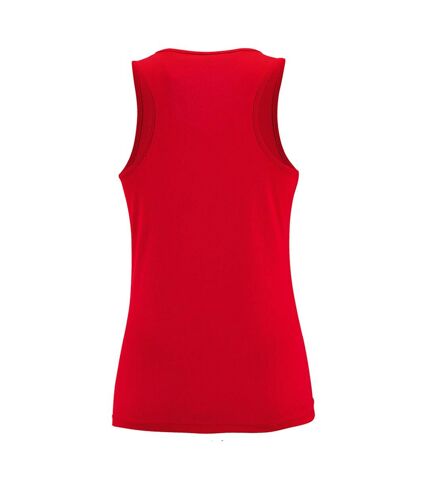 SOLS Womens/Ladies Sporty Performance Sleeveless Tank Top (Red) - UTPC3132
