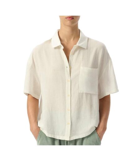 Chemise ecru femme teddy smith elia - l