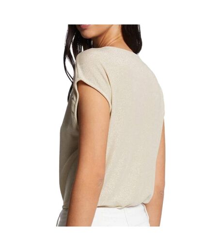 T-Shirt beige femme morgan dili - l