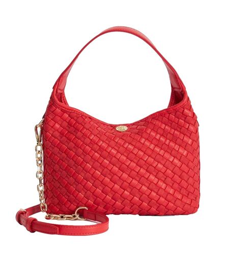 Sac Bandoulière Motif/style Tissé Femme Taille Unique Rouge Dune London