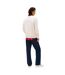 Pull Motif/style Logo Et Drapeau Homme Blanc Cassé Chiné Tommy Jeans-3