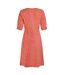 Womens/ladies Cassandra Jersey Swing Dress Crimson Weird Fish-2