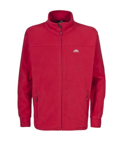 Trespass Mens Bernal Full Zip Fleece Jacket (Red)