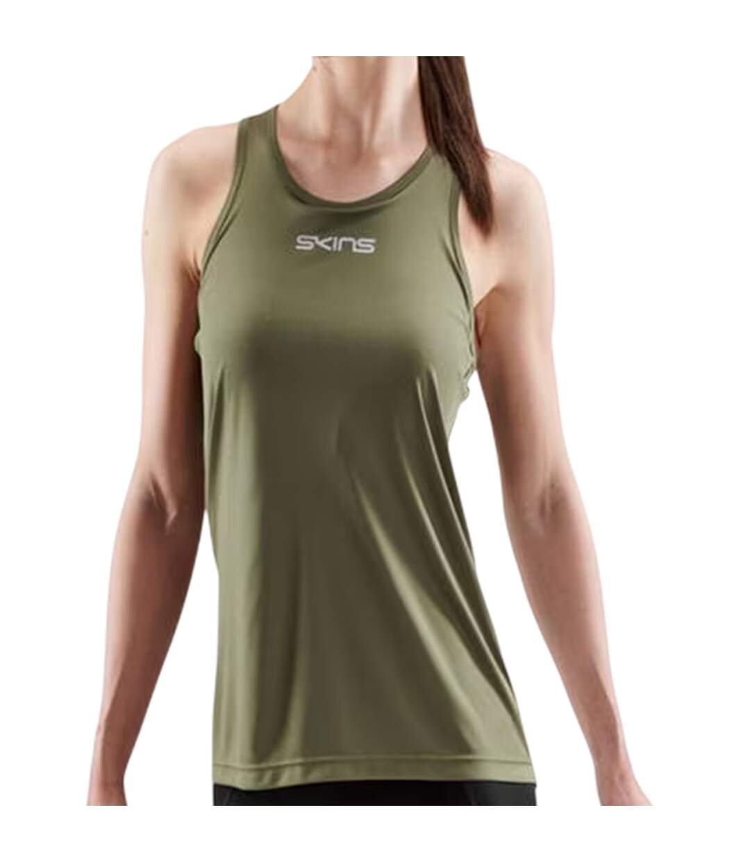 Débardeur Series-3 Femme Vert Kaki Skins-1