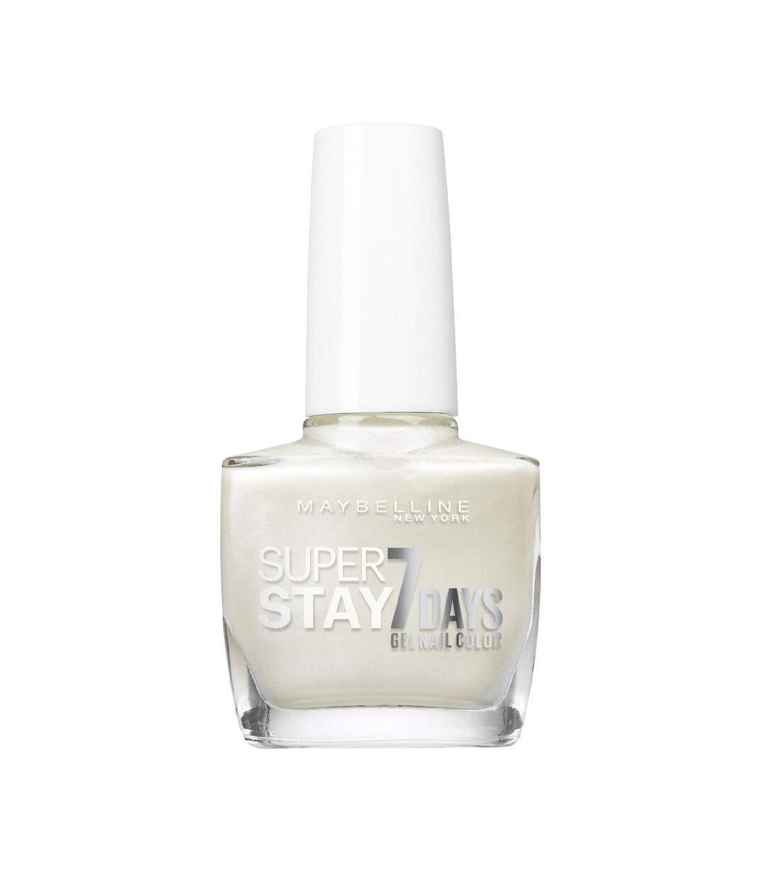Vernis à ongles tenue & strong gemey maybelline 77 blanc nacré - taille unique-1