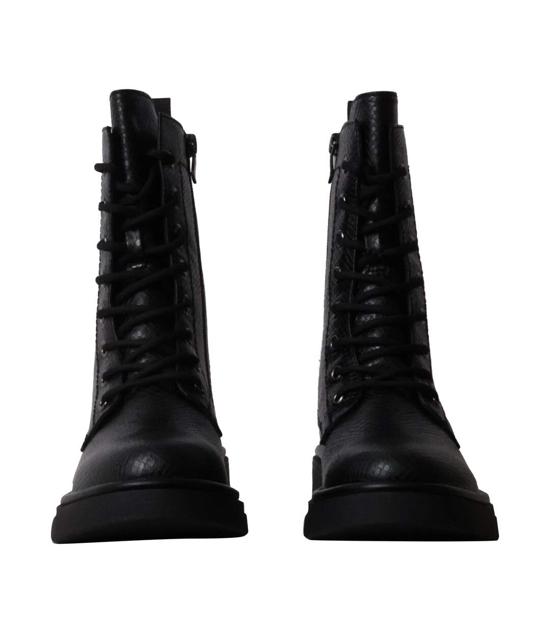 Bottines à Lacets et Zip Super Mode-5