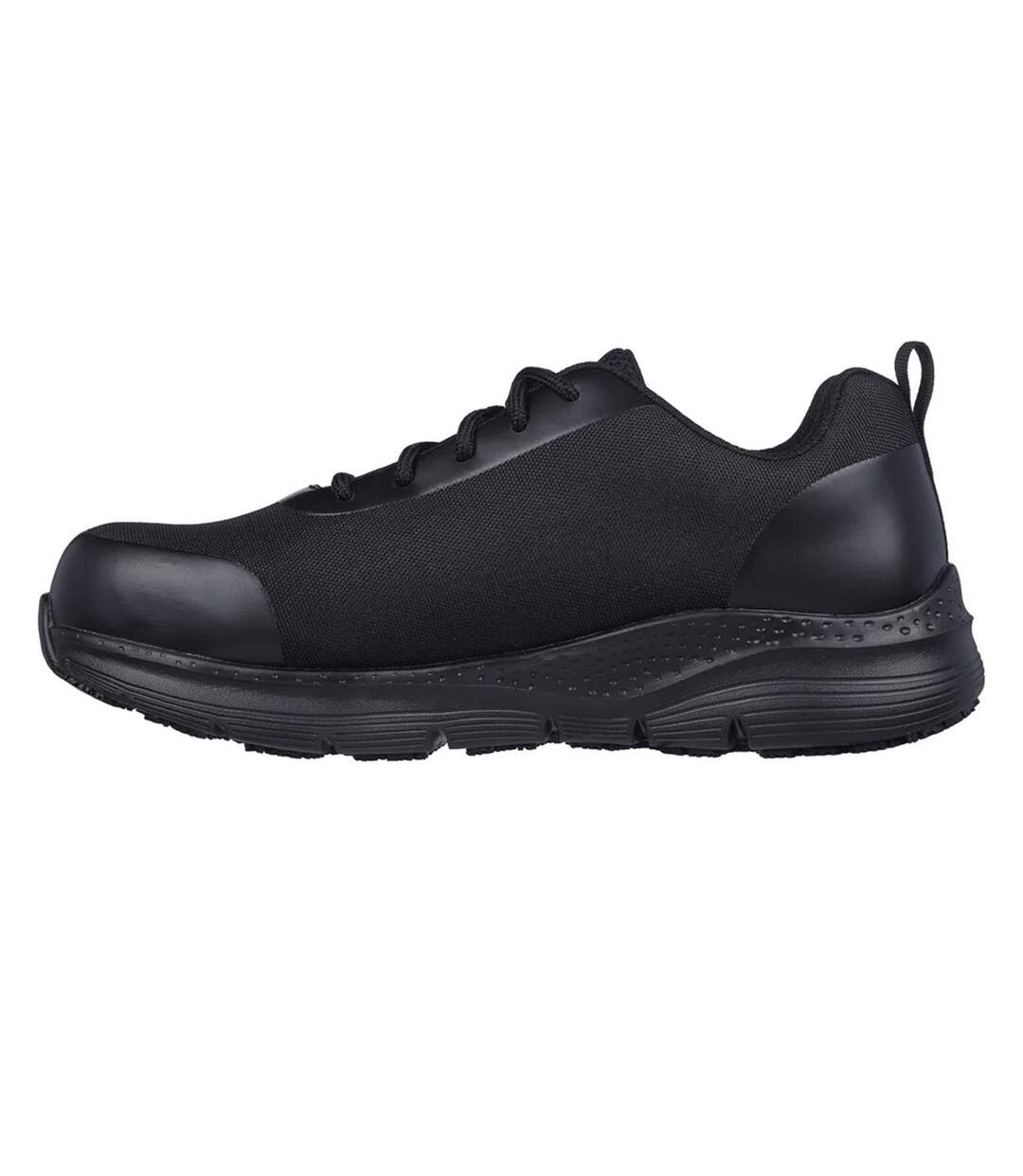 Mens Steel Toe Cap Safety Shoes Black Skechers-2