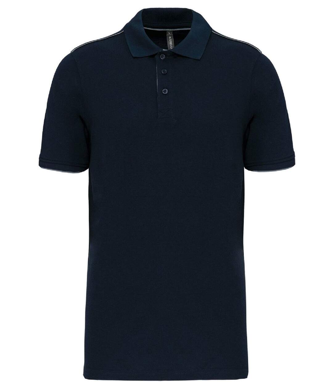 Polo professionnel DayToDay pour homme - WK270 - bleu marine et gris silver