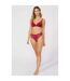 Gorgeous Womens/Ladies Lace Recycled Thong (Dark Red) - UTDH5015
