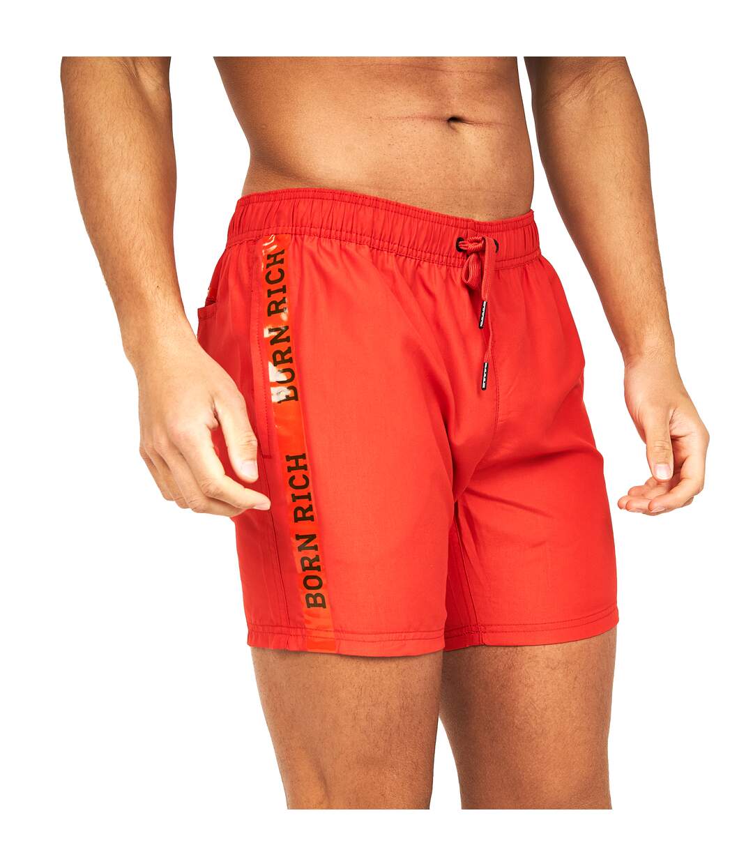 Born Rich Mens Francesco Swim Shorts (Mars Red)