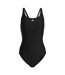 Maillot De Bain 1 Pièce Motif/style 3 Rayures Femme Noir Blanc Adidas-2