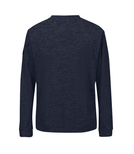 Regatta Mens Leith Lightweight Sweatshirt (Navy/Black Marl) - UTRG5356