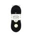 2 Pack Ladies Cushioned Low Cut Shoe Liner Socks with Silicone Heel Grip-2