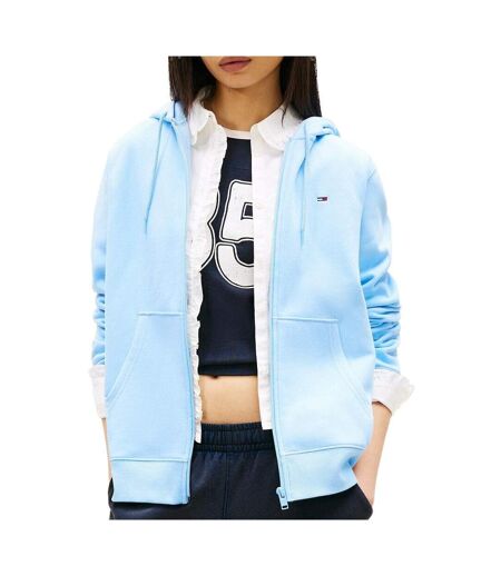 Sweat bleu femme tommy hilfiger tjw reg s flag