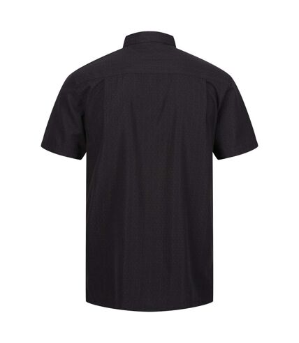 Regatta Mens Mindano VIII Patterned Shirt (Ash/Black)