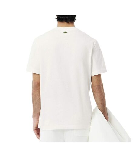 T-shirt ecru homme lacoste th0284