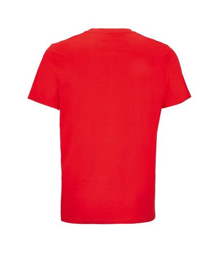 Unisex Adult Lyam T-shirt Bright Red SOLS