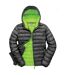 Result Urban Mens Snowbird Hooded Jacket (Black/Lime Green) - UTBC3255