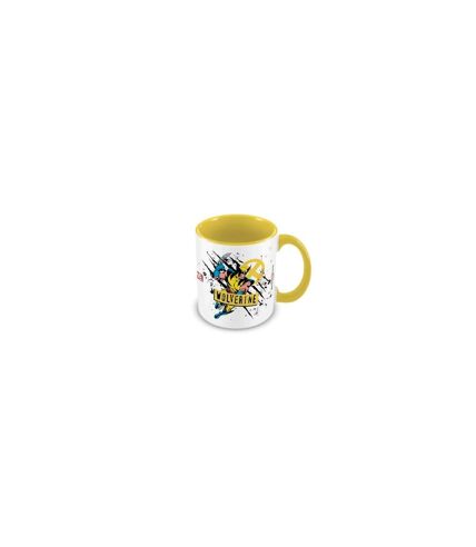 Wolverine Strike Inner Two Tone Mug (White/Yellow) (One Size) - UTPM5049
