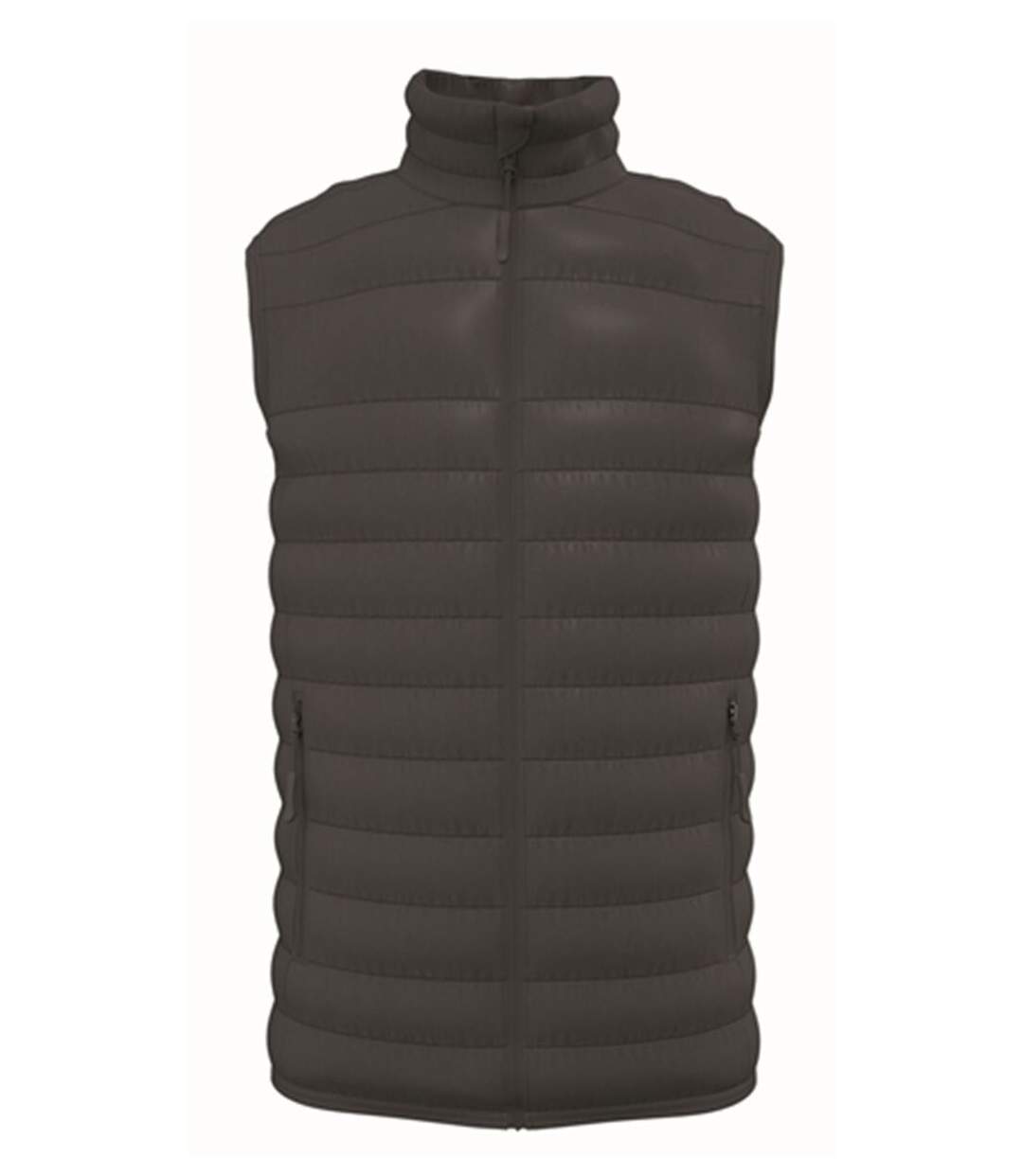 Doudoune sans manches - Homme - IB6172 - gris foncé-1