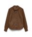 Chemise marron femme vero moda callie-1