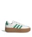 Baskets Court Bold Femme Blanc Vert Marron Pâle Adidas-1