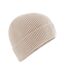 Bonnet Motif/style Réfléchissant Streetlite Adulte Amande Beechfield-1