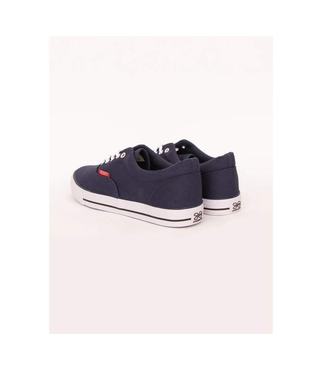 Crosshatch Mens Skywalk Canvas Sneakers (Navy) - UTBG899-2