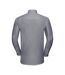 Russell Collection Mens Long Sleeve Easy Care Oxford Shirt (Silver Gray)