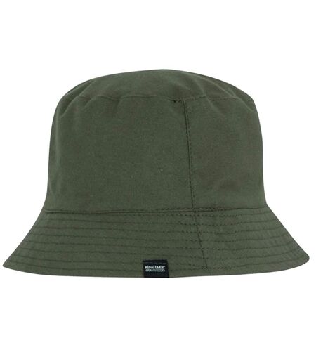 Mens camdyn reversible bucket hat dark khaki/glacier Regatta