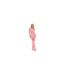 Womens/ladies Floral Mesh Maxi Dress Pink I Saw It First-1